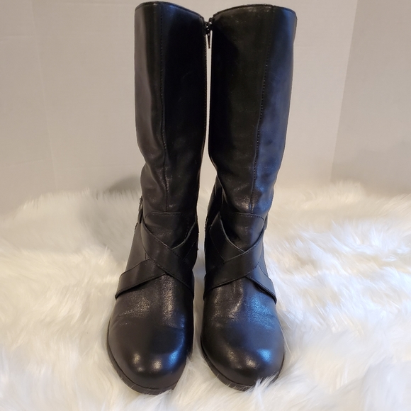 BORN Nuri Calf High Black Boots, Size 9.5 - Picture 6 of 12